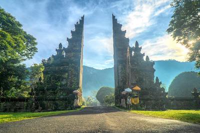 Stoffe aus Indonesien